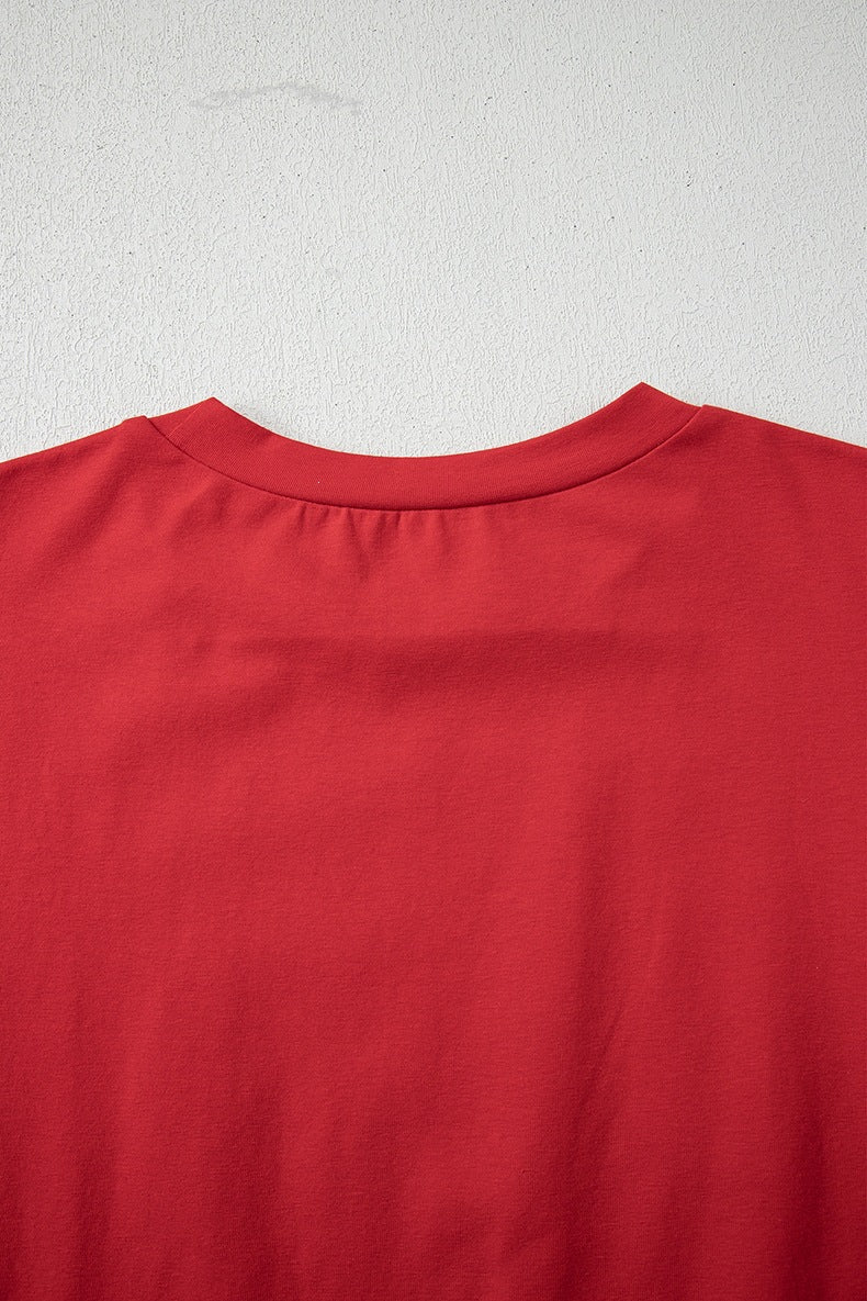 Stars Stripes Short Puff Sleeve Top