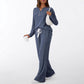 V-neck Outerwear Two-piece Pajamas for Women