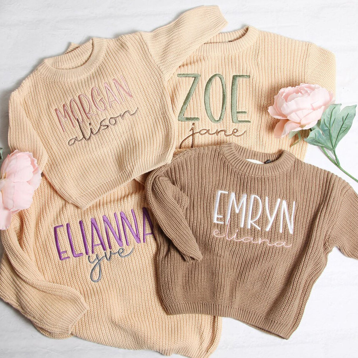 Custom Chunky Knit Oversized Sweater