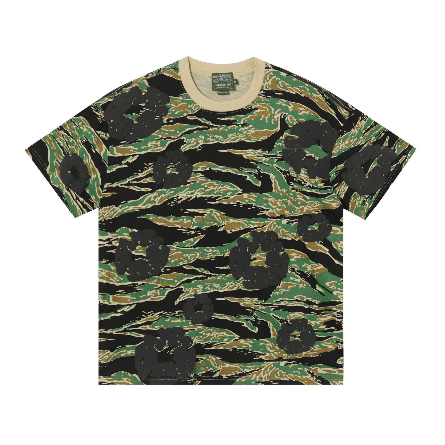 Printed Camouflage Short Sleeve