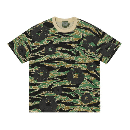 Printed Camouflage Short Sleeve