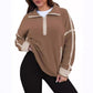 Simone Half-Zip Coat
