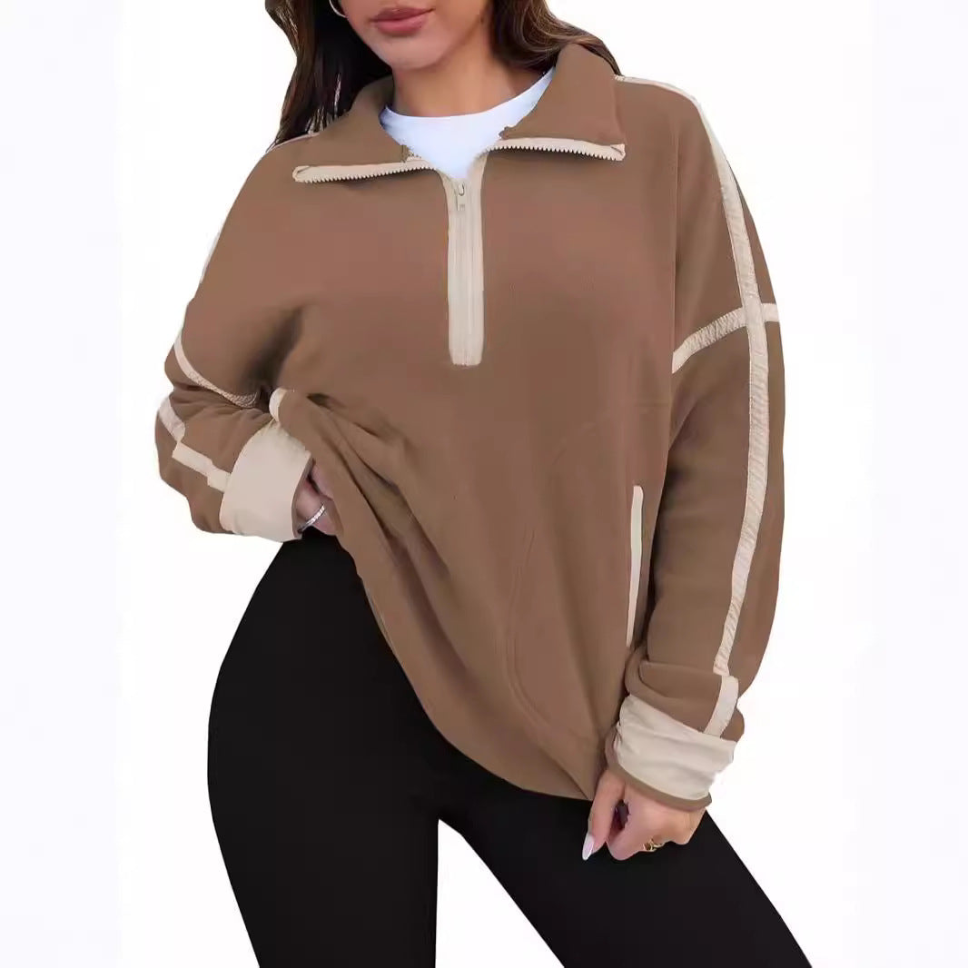 Simone Half-Zip Coat