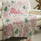 Half Fleece Christmas Blanket
