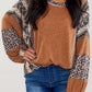 Round Neck Hooded Loose Sweatshirt
