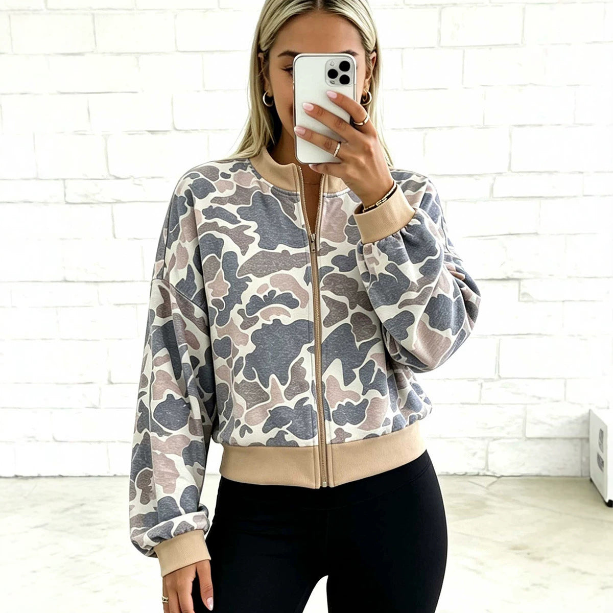 Camo Bomber Jacket