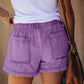 Pocket Frayed Tencel Shorts