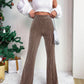 High Waisted Corduroy Flared Pants