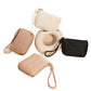 Women's Woven Straw Coin Purse / Mini Handheld Bag