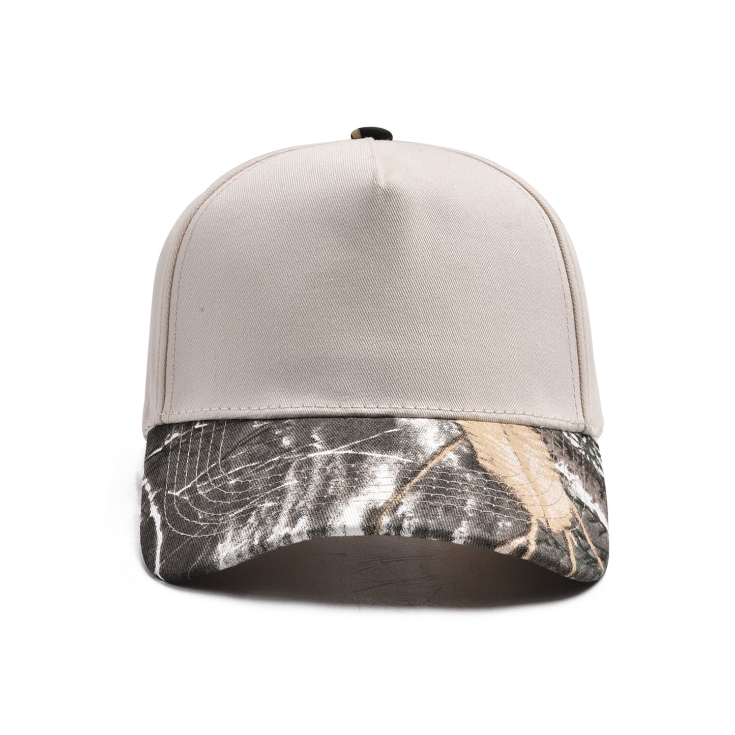 5-panel Color-blocked Trucker Cap