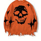 Halloween Skull Hole Sweater