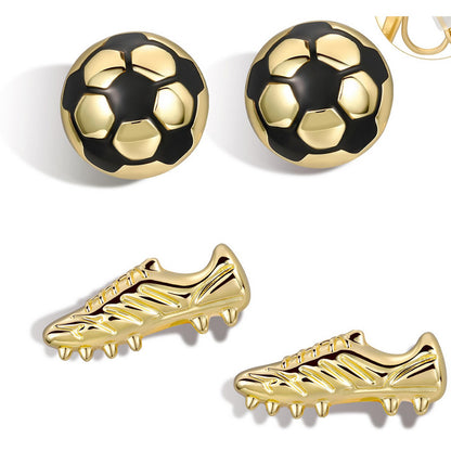 Sports stud earrings