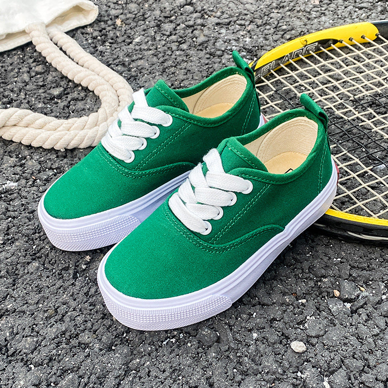 Kid's Canvas Lace-up Shoes