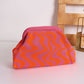 Wave Knit Clutch Bag