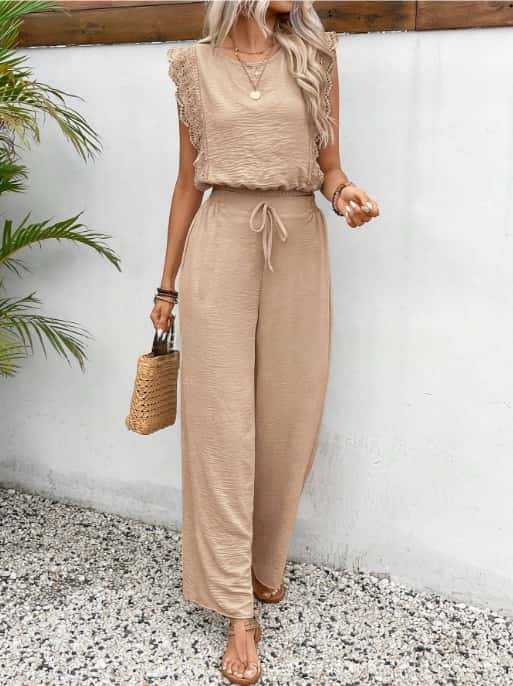 Sleeveless Short Trousers High-end Two-piece Casual Suit