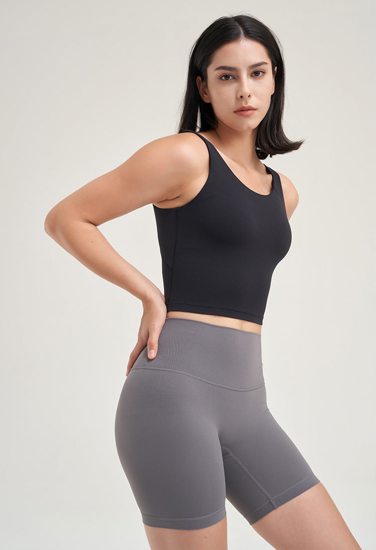 High Waisted Seamless Yoga Shorts