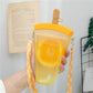 Cute Fruit Popsicle Plastic Cup