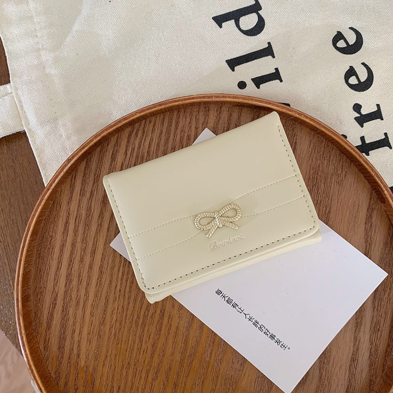 Lady's Purse With Bow Tie