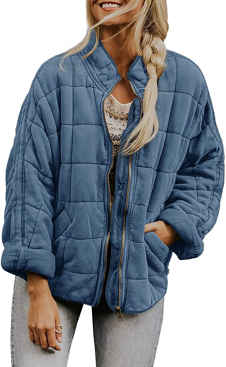 Zipper Quilted Jacket