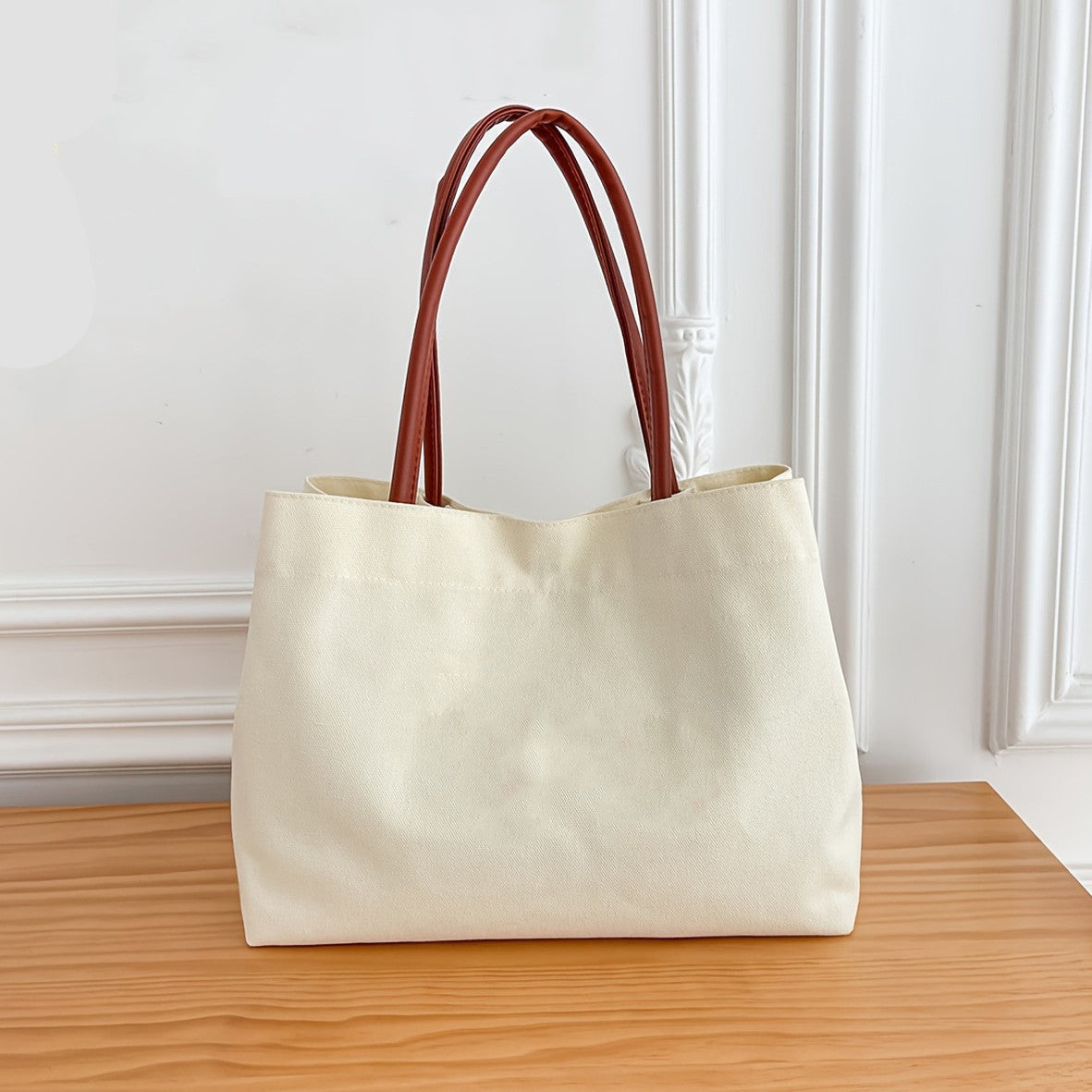 Large Capacity Minimalist Canvas Tote Bag