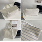 Large Capacity Striped Tote Bag