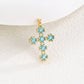 Zircon Cross Necklace