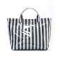 PVC Striped Tote Bag