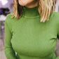 Basic Solid Color Half Turtleneck Sweater