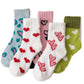 Valentine Socks Heart Print Socks