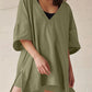 V Neck Two Pieces Short Set-6 Colors