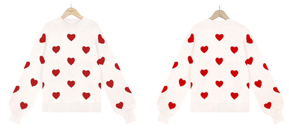 Valentine’s Day Heart Sweater