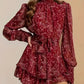 High Waisted Long Sleeved Dress