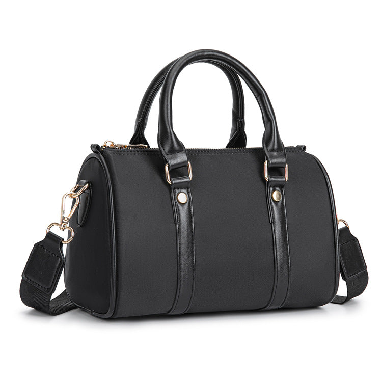 Checkered Boston Bag