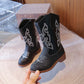 Children's Embroidered Western Boots