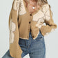 Jacquard Casual Cardigan