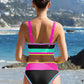 Neon Wave Swim Set