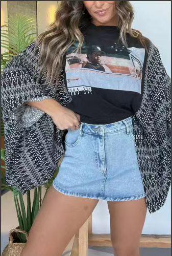 Loose Printed Top for Women