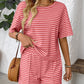 Stripe Crewneck Lounge Set