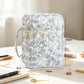 Floral Quilted Large Capacity Bible Book Storage Bag