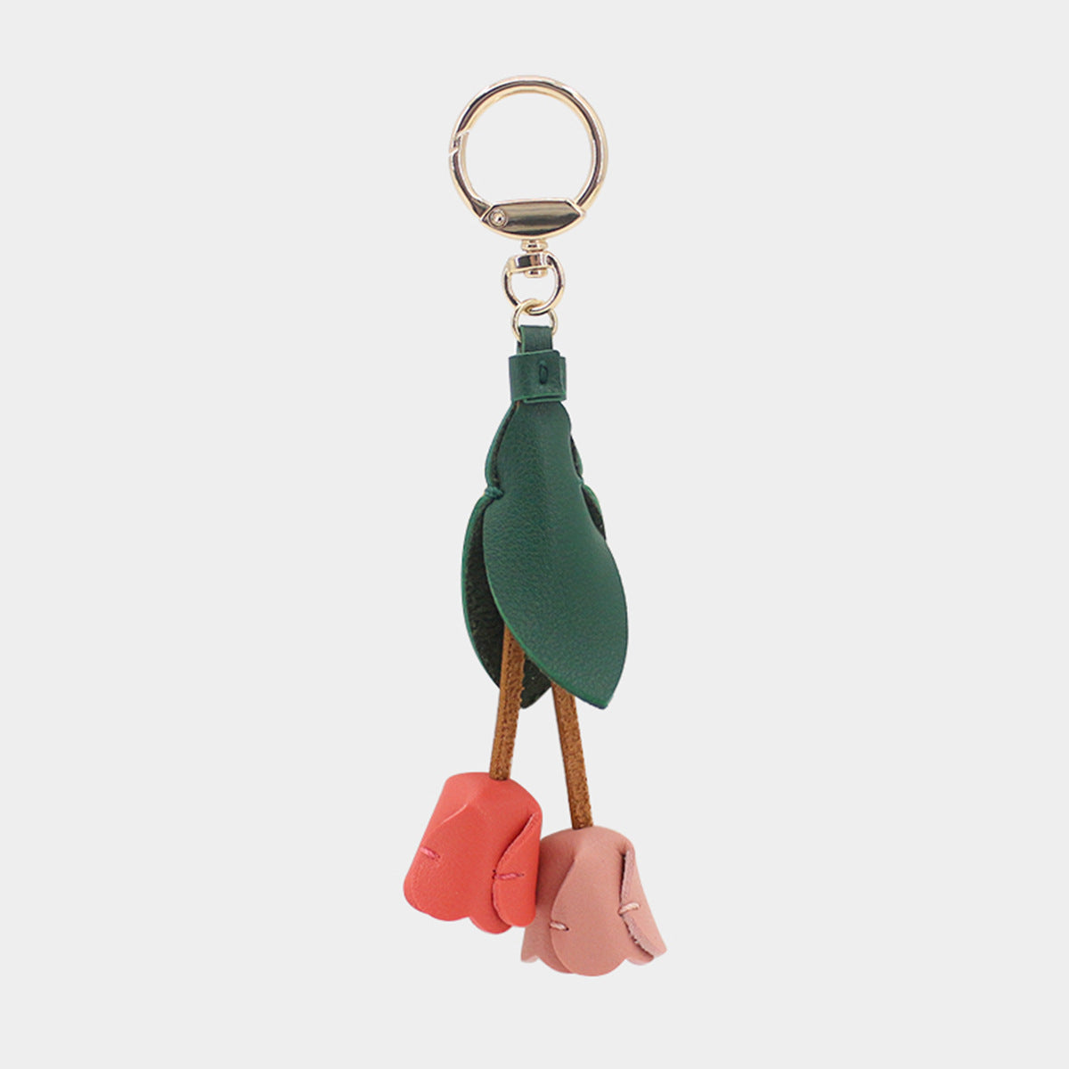Fruit-Shaped Mini Coin Purse Keychain - Portable PU Leather Wallet & Bag Charm