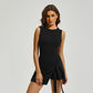 Sporty Backless Tennis Outfit