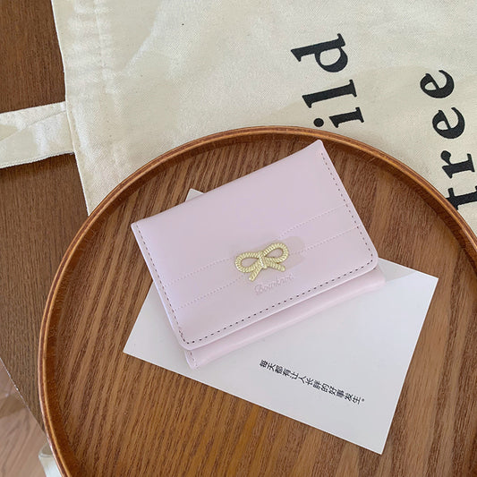 Lady's Purse With Bow Tie