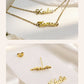 Custom Stainless Steel Letter Necklace, Bracelet, and Stud Earrings – Personalized Name/Logo Pendant