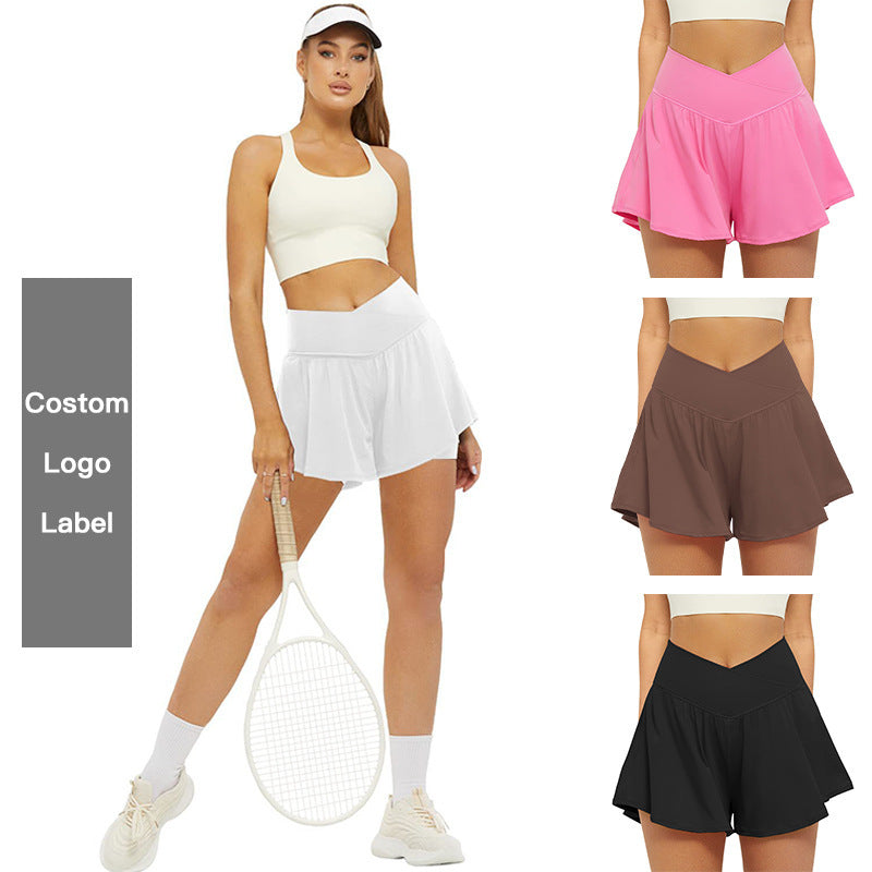 Pocket Faux Two-Piece Shorts