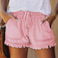 Pocket Frayed Tencel Shorts