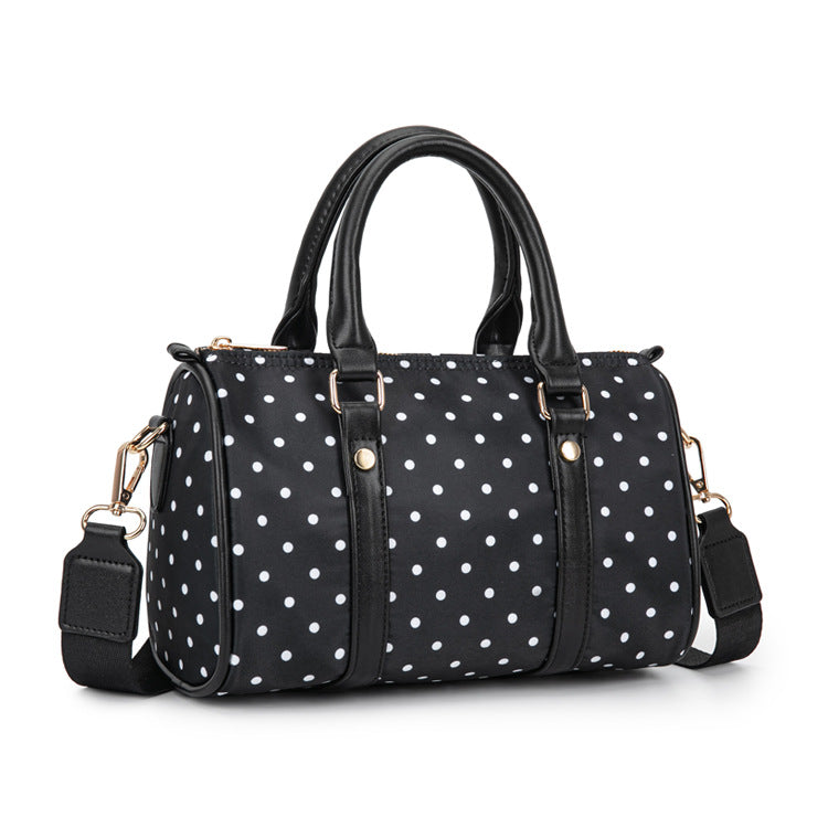 Checkered Boston Bag