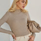 Basic Solid Color Half Turtleneck Sweater