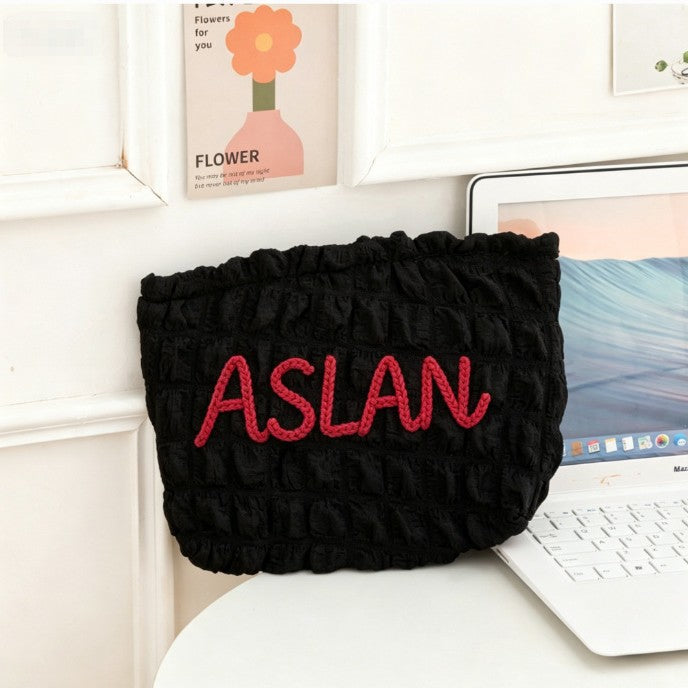 Custom Puffy Cloud Makeup Bag
