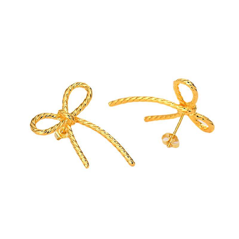 Twisted Bow Earrings