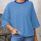 Striped Back Bow Tie T-Shirt